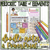 Periodic Table of Elements Doodle Notes & Quiz + PowerPoint