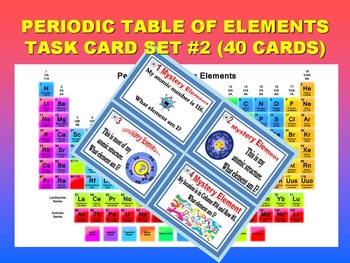 periodic table task cards