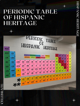 Preview of Periodic Table of Hispanic Heritage