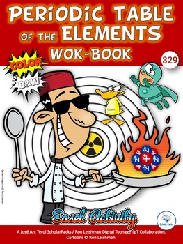 Preview of Periodic Table of the Elements. Wok-Book. Color/BW ver.