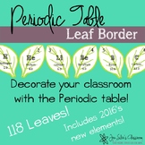 Periodic table leaf border