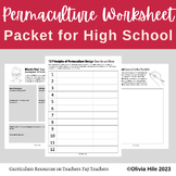 Permaculture Worksheet Packet for High School and Homeschool