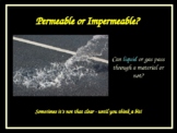 Permeable or Not? PowerPoint and Activity