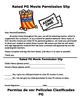 Preview of Permission Slip PG Movie (English/Spanish)