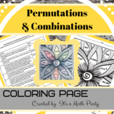 Permutations & Combinations - Coloring Activity