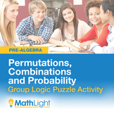 Permutations, Combinations and Probability- Group Activity