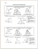 Perpendicular and Angle Bisectors Notes