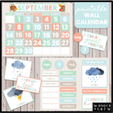 Perpetual Calendar, Preschool Toddler Kindergarten Circle 