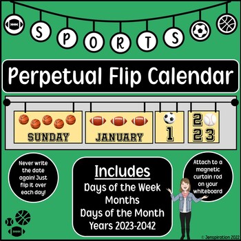 Preview of Perpetual Calendar - SPORTS