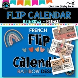 Perpetual Flip Calendars -dates, months, years  - RAINBOW 