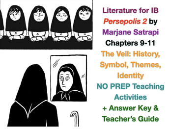 Preview of Persepolis 2 (Marjane Satrapi) - The Veil ACTIVITIES + ANSWERS