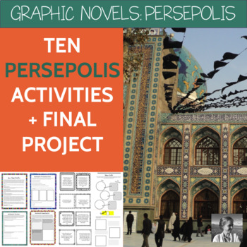 Preview of Persepolis Set: 9 Class Activities, Discussion Role Cards, Final Project