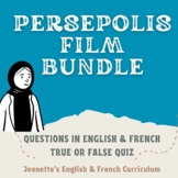 Persepolis Film Bundle Movie Companion English French Quiz