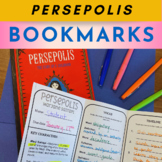 Persepolis Interactive Bookmark: Characters, Vocab, Quotes