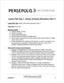 Persepolis: Iranian Revolution Webquest (lesson, powerpoin
