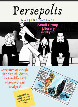 Preview of Persepolis Literary Analysis Student Collaboration Chart