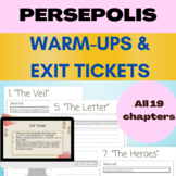 Persepolis: Warm Ups and Exit Tickets - 80 + total questions