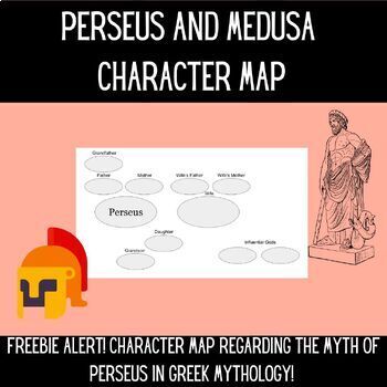 Preview of Perseus Character Map (Greek Mythology)