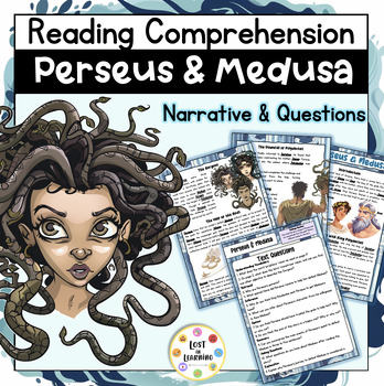 Preview of Perseus & Medusa || Greek Myths || Narrative Text Close Reading Comprehension