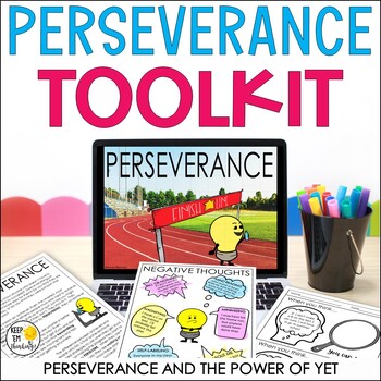 Preview of Perseverance And The Power of Yet - SEL Growth Mindset