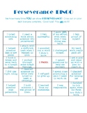 Perseverance BINGO