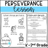 Perseverance Lesson & Presentation: K-2nd Grade