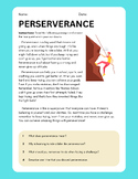 Perseverance Reading Comprehension and Questions