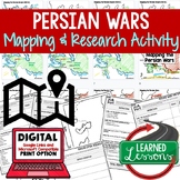Persian Empire Map Activity, Mapping Persian Wars PRINT & DIGITAL