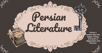 Preview of Persian Literature Unit Plan