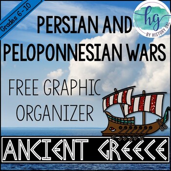 Preview of Persian and Peloponnesian Wars Chart (FREE)