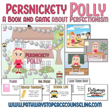 Preview of Persnickety Polly: An Ebook and Game about Perfectionism - Telehealth Version