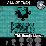 Person Puzzles -- ALL OF THEM -- Grades (3-12) - - Printab