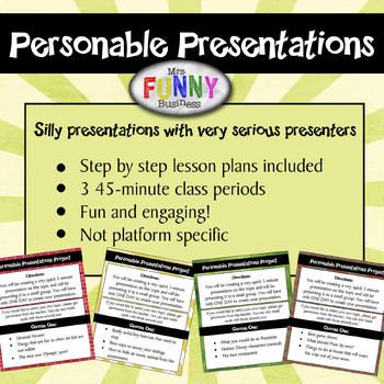 Preview of Personable Presenations - Learning to present with style!