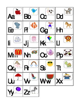 Personal ABC sound board chart by Ginger Watkins | TpT