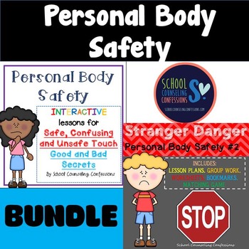 Preview of Personal Body Safety - BUNDLE - Stranger Danger & Safe/ Unsafe Touch