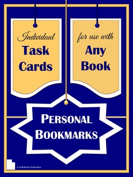 Preview of Personal Bookmarks:  Individual Task Cards For Use With Any Book