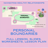 Personal Boundaries (Healthy Relationships Lesson 11) *PDF