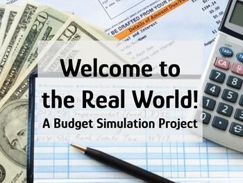 Preview of Personal Budgeting Simulation Project - Integrated Social Studies/Economy & Math