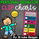 Personal Behavior Clip Charts {Private Behavior Charts}: Editable