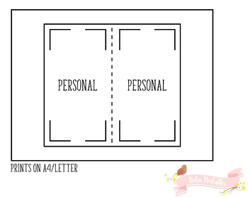 Activity Planner Personal Refill