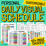 Personal Daily VISUAL SCHEDULE - Graphic Organizers with 5