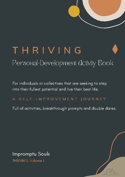Preview of Personal Development Activity Book (THRIVING)