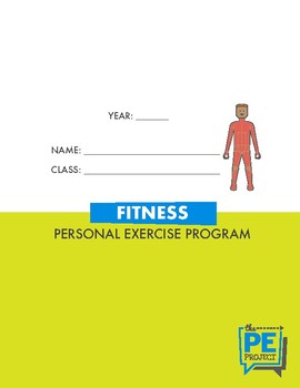 Preview of Personal Exercise Program Booklet - Fitness - The PE Project