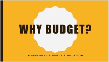 Preview of Personal Finance Budget Simulation