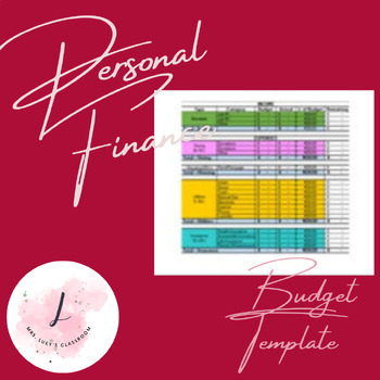 Preview of Personal Finance Budget Template