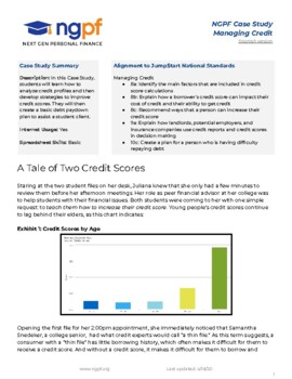 Preview of Personal Finance Case Study: A Tale of Two Credit Scores