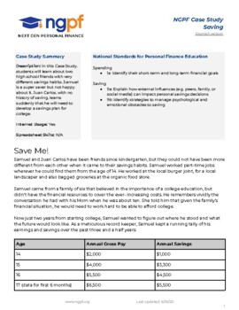 Personal Finance Case Study Save Me By Next Gen Personal Finance