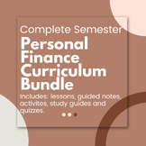 Personal Finance Complete Curriculum - Lessons, Guided Not