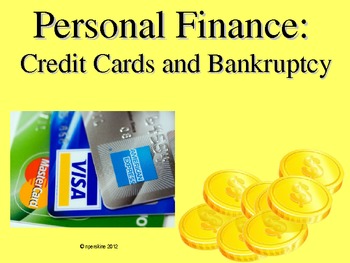 Preview of Personal Finance: Credit Card PowerPoint