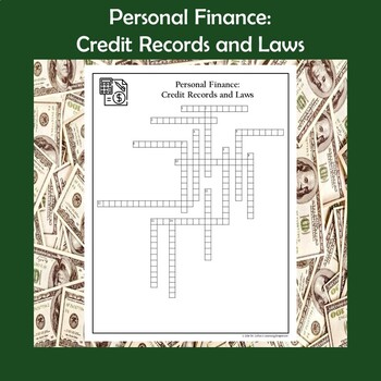crossword laws puzzle finance records personal credit